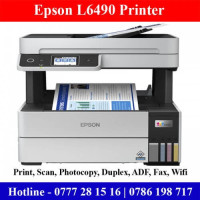 Epson L6490 Printer Price Sri Lanka. Print, Scan, Copy, Duplex, Wifi, Network, ADF